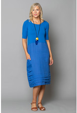 Peruzzi Pleated Linen Dress
