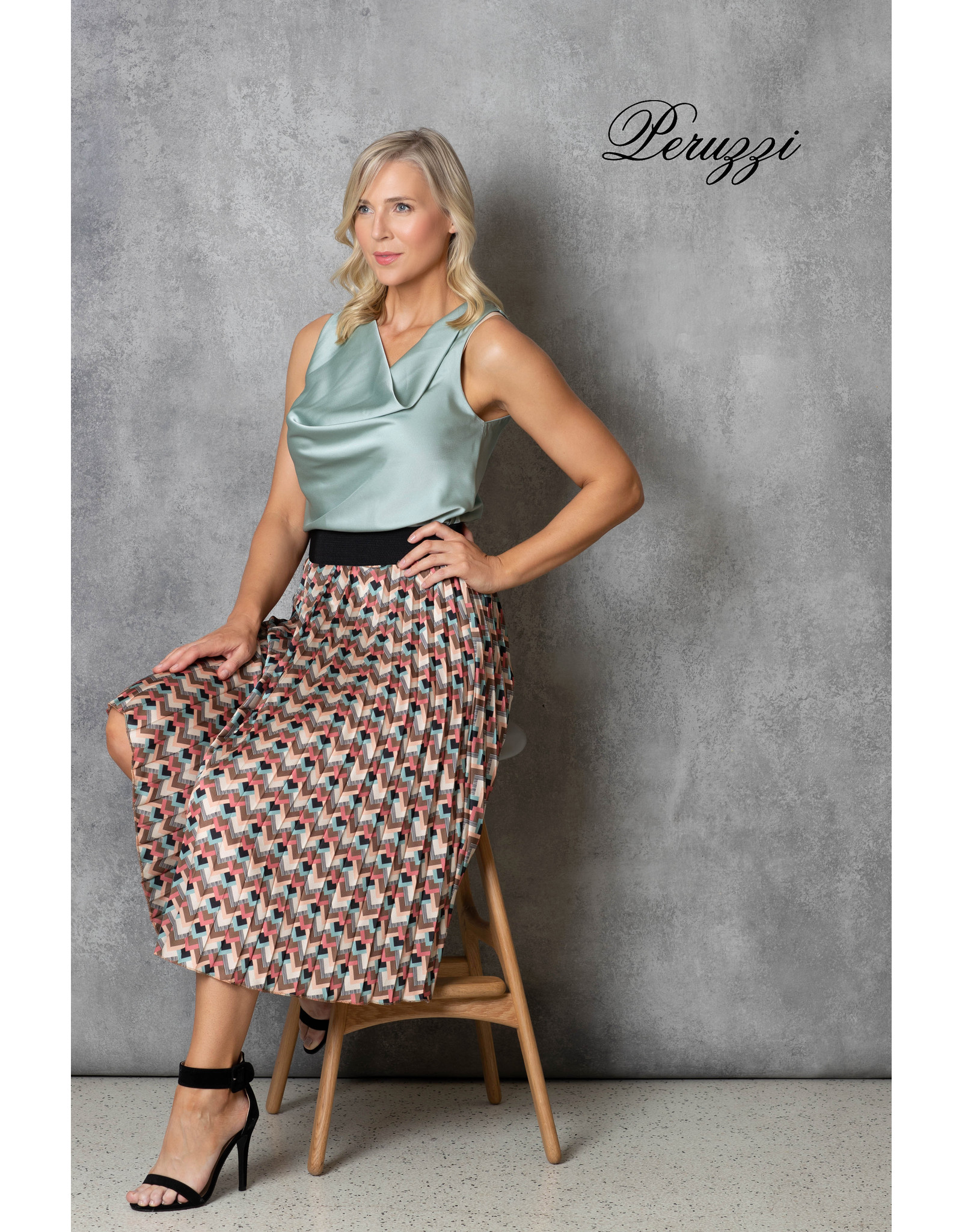 Peruzzi Print Skirt