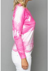 Peruzzi Pink Brushstroke Knit