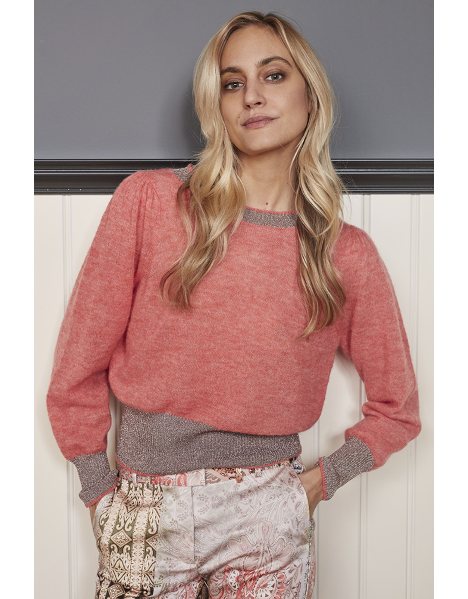 Gustav Inoa knit w. puff sleeves