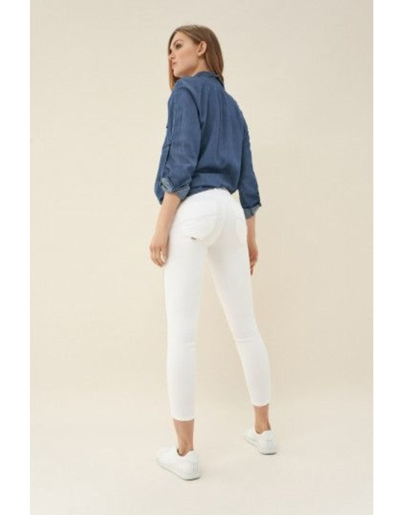 Salsa Jeans Push In Secret Capri Jeans With Detail On Side