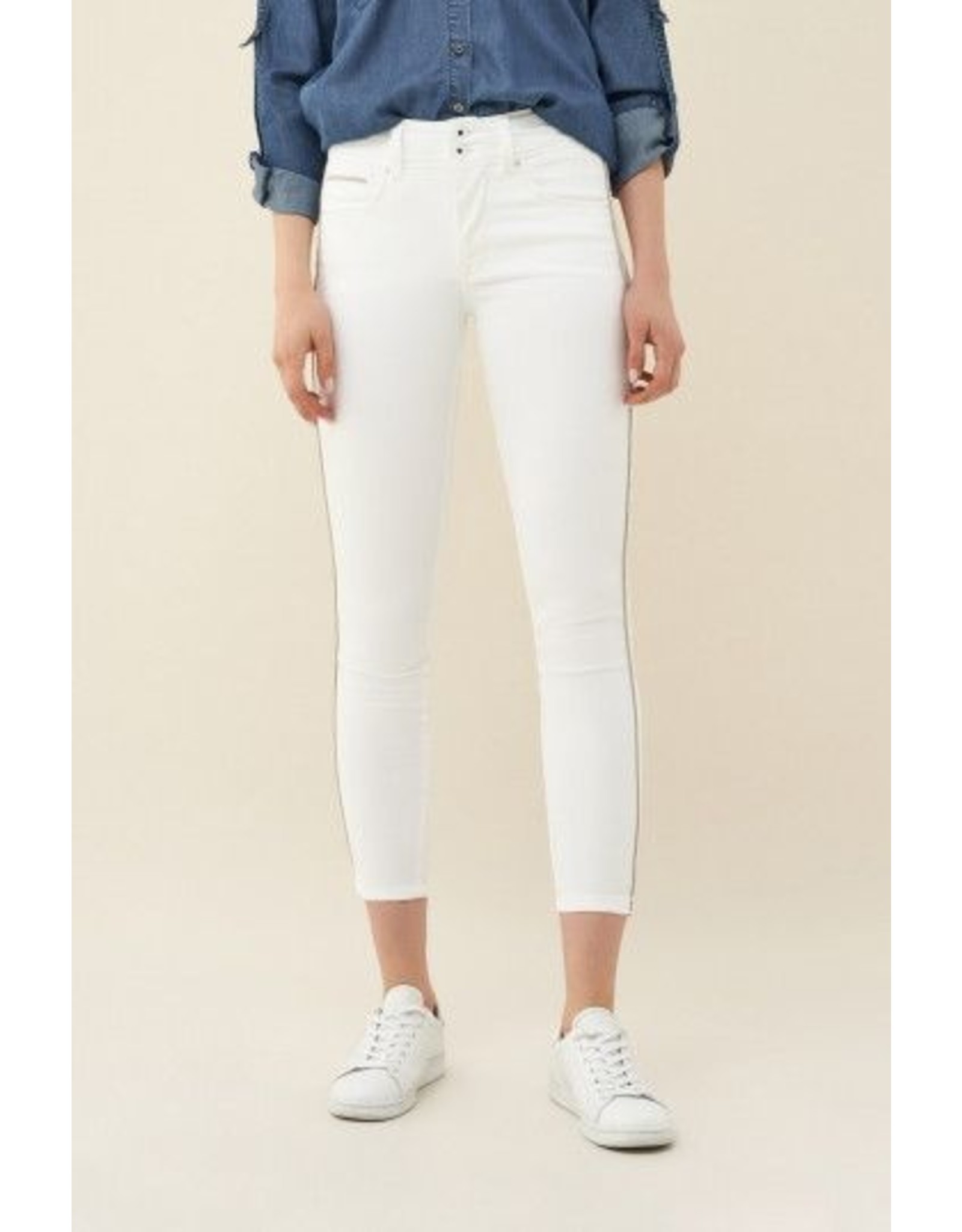Salsa Jeans Push In Secret Capri Jeans With Detail On Side