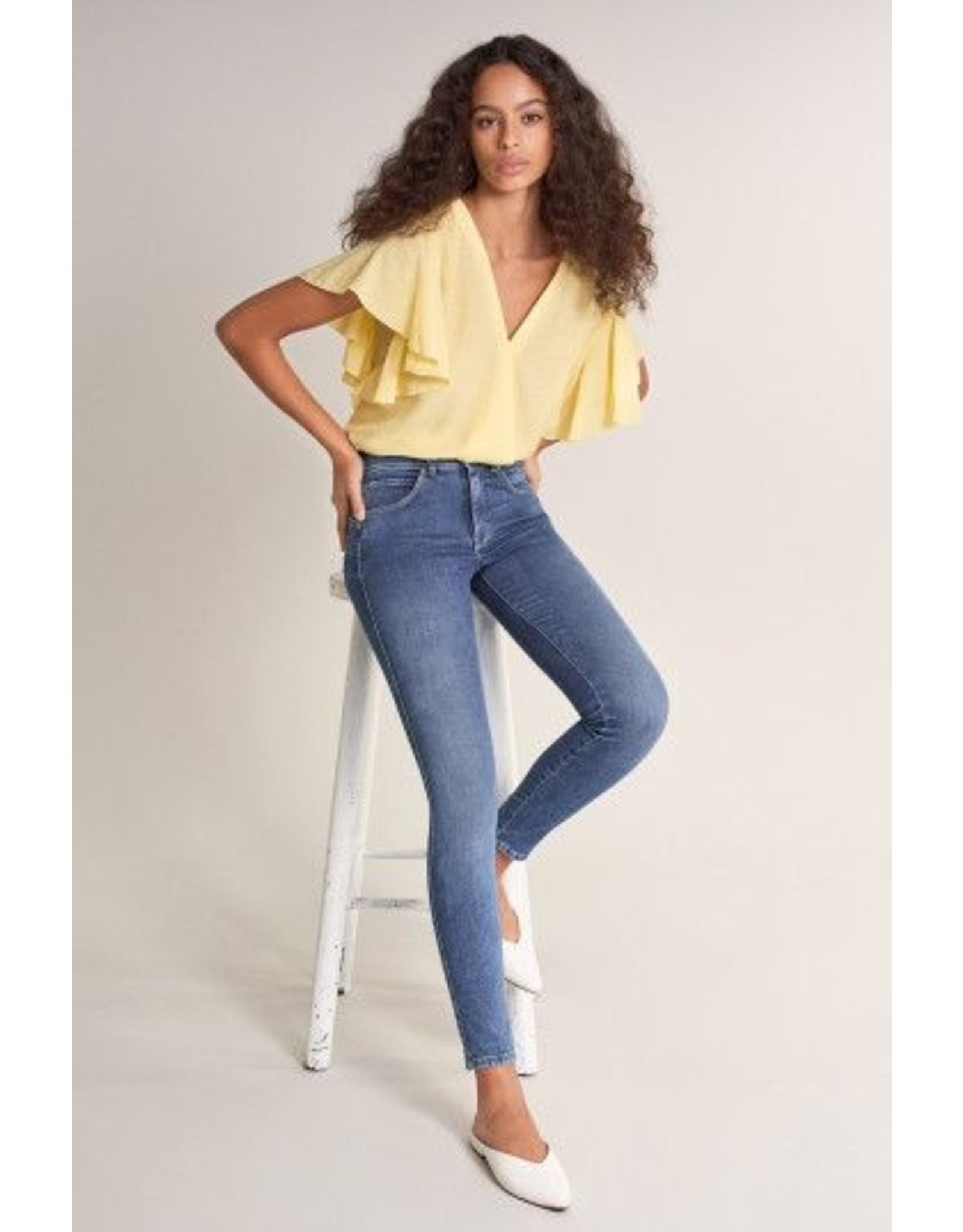 Salsa Jeans Push In Secret Soft Touch Skinny Jeans With Stitching Details
