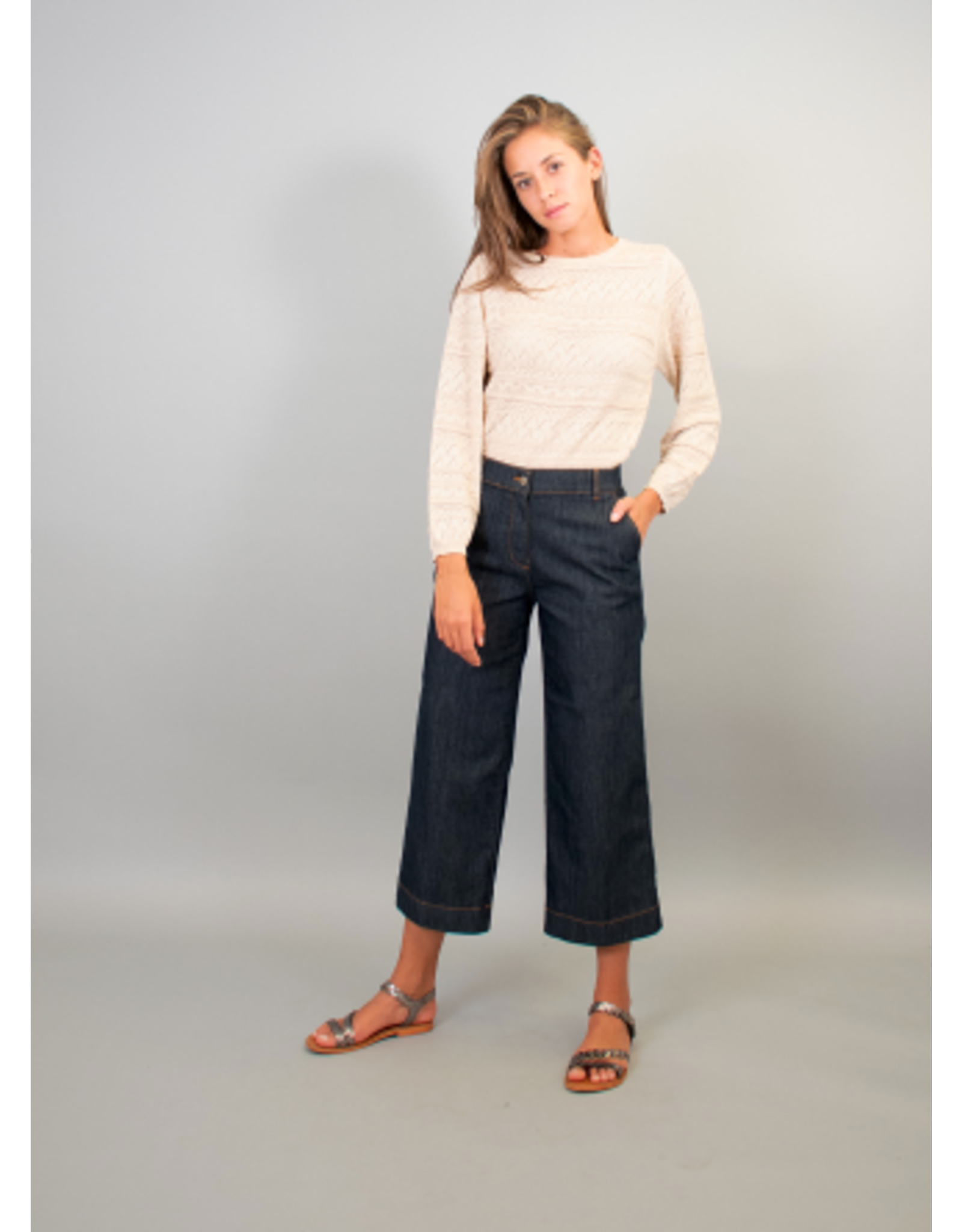 La Fee Maraboutee Crop Denim Jean