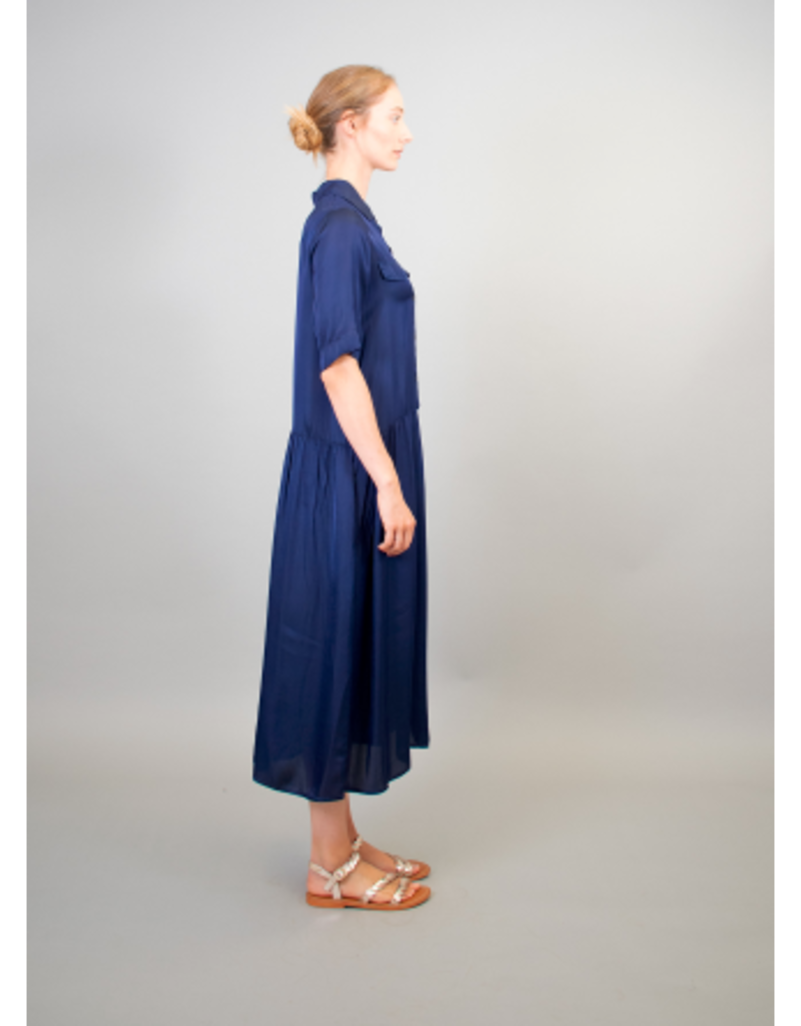 La Fee Maraboutee Dropped Waist Silk Touch Dress