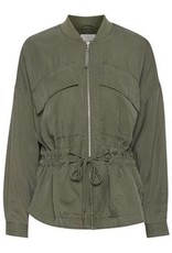 ICHI Grazie Jacket with zip and pull strings