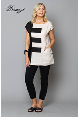 Peruzzi Broken Stripe Tunic