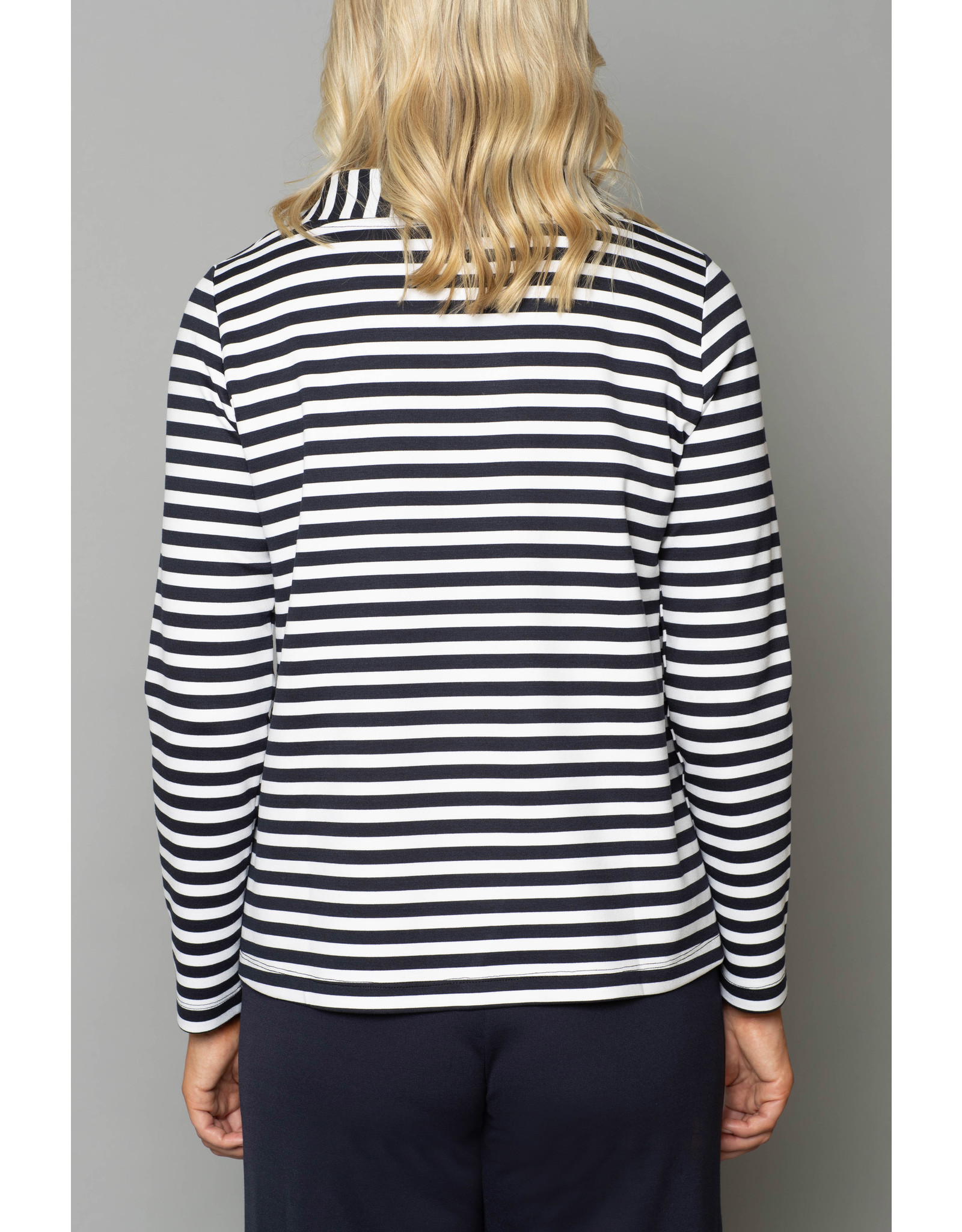 Peruzzi Compact Jersey Stripe Top