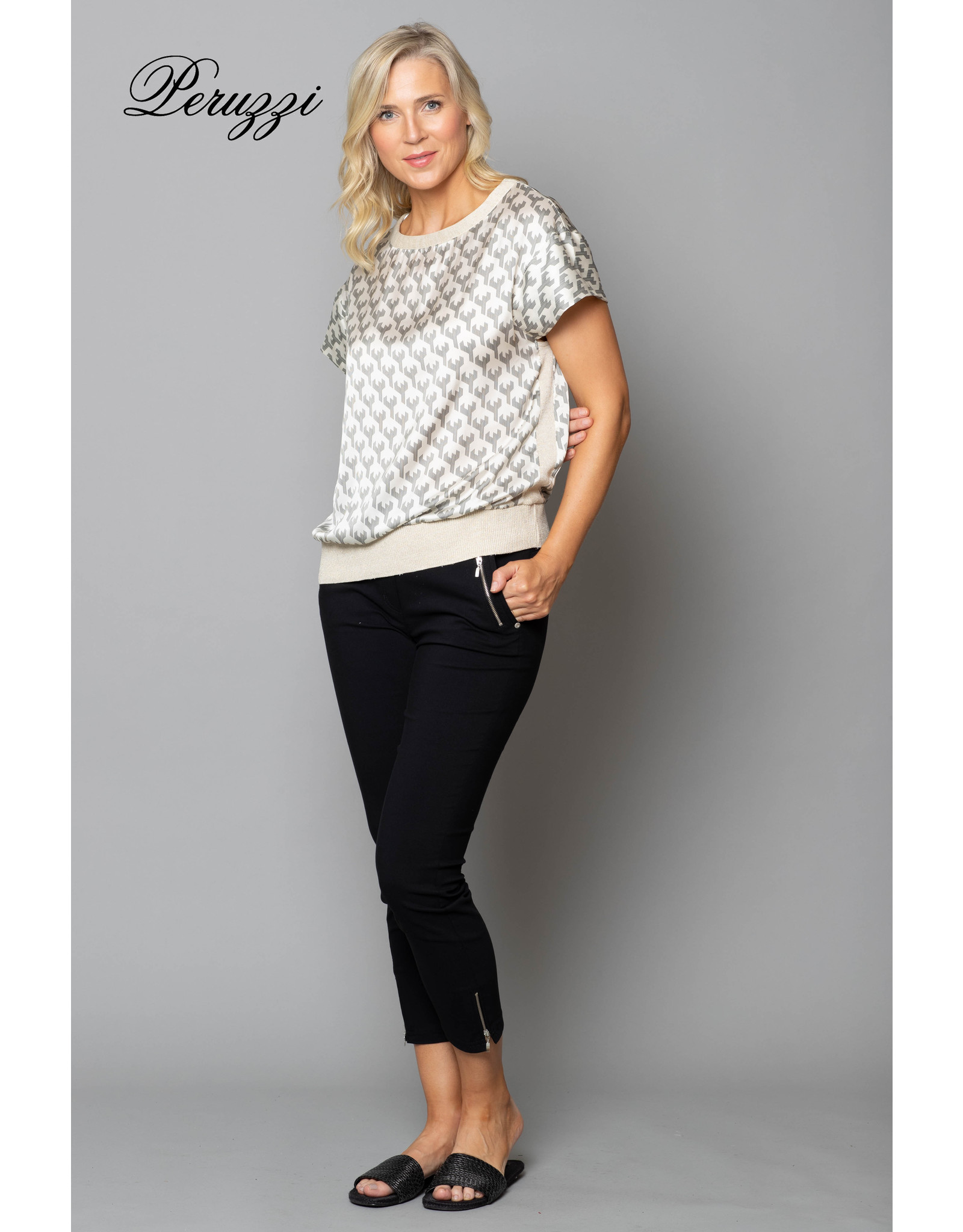 Peruzzi Graphic Print Top