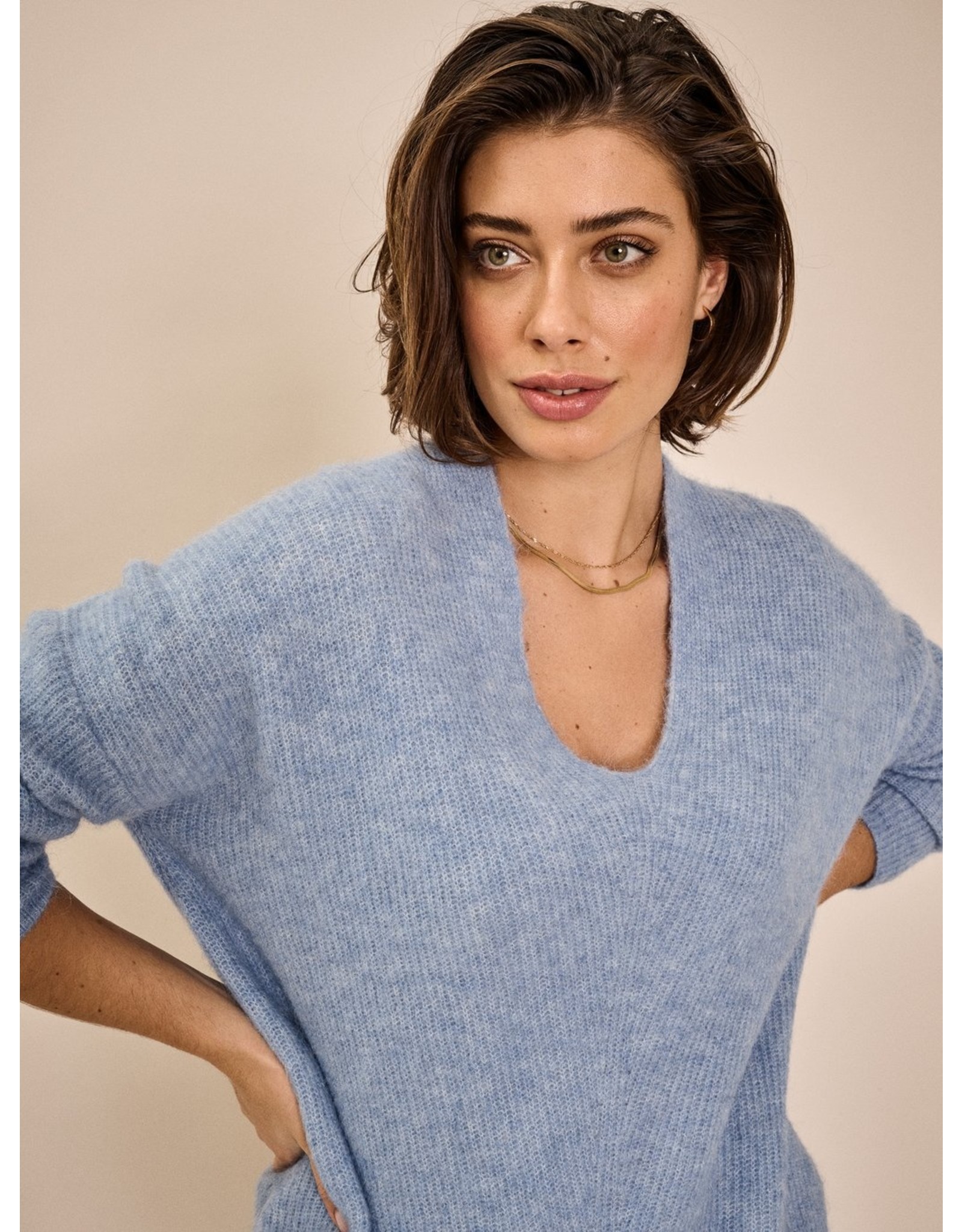 Mos Mosh Thora V Neck Knit