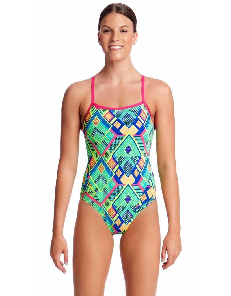 Funkita / Funky Trunks Funkita Single Strap Diamond Fire badpak