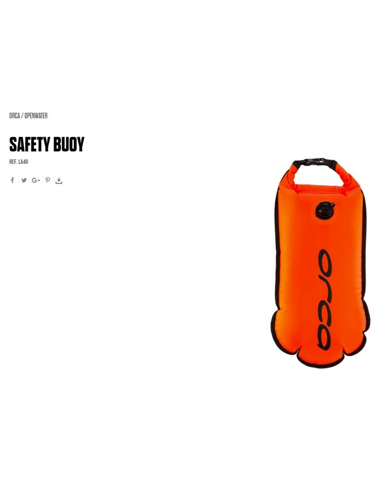 Overige merken Orca Safety Buoy - komt weer binnen
