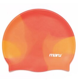Maru Silicone Swim Cap Orange