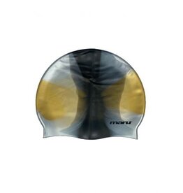 Maru Maru Silicone Swim Cap Black Gold