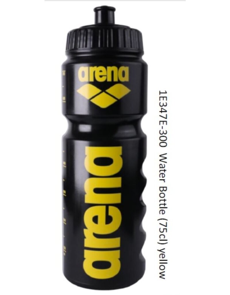 Arena Arena Bidon Yellow met zwarte dop - nieuw!