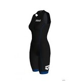 Arena Arena Trisuit St 2.0 Front Zip Black-Royal - damesmaten XS en S