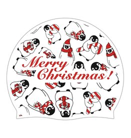 Overige merken Kerstbadmuts (wit) - Pinquin