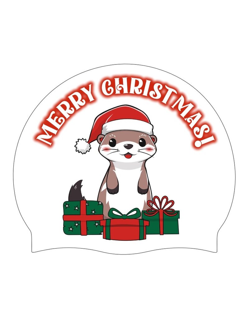 Overige merken Kerstbadmuts (wit) - Otter - besteld