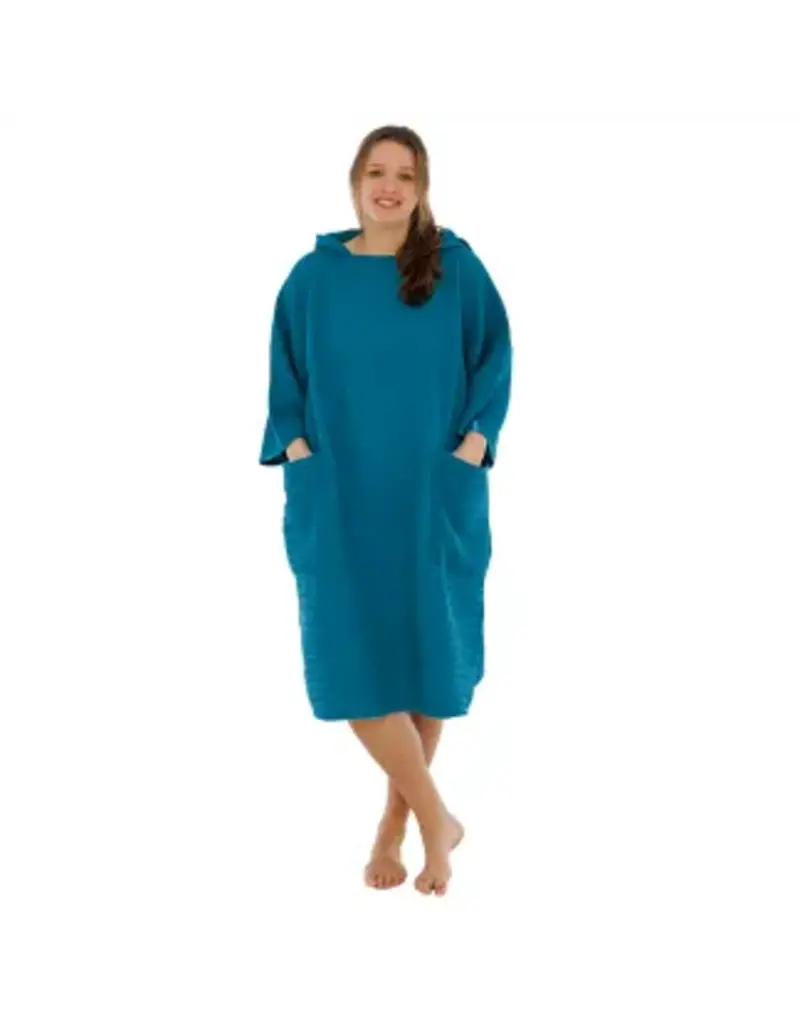 Overige merken Zeemeermantel - poncho - petrol