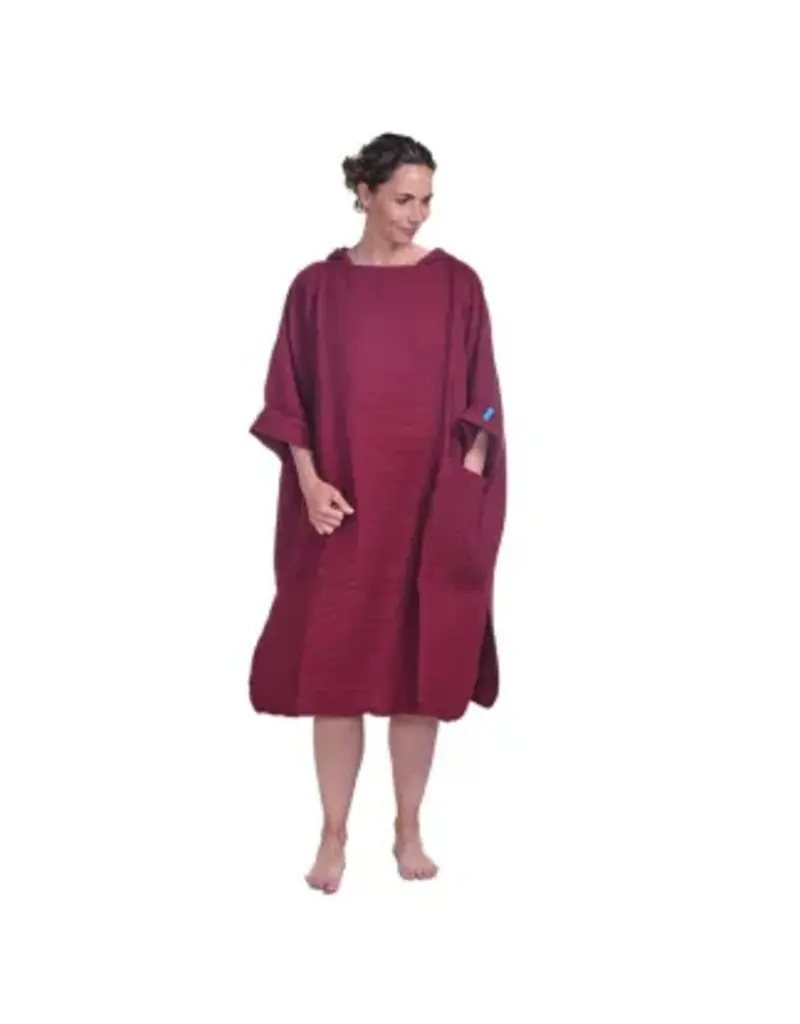 Overige merken Zeemeermantel - poncho - bordeaux