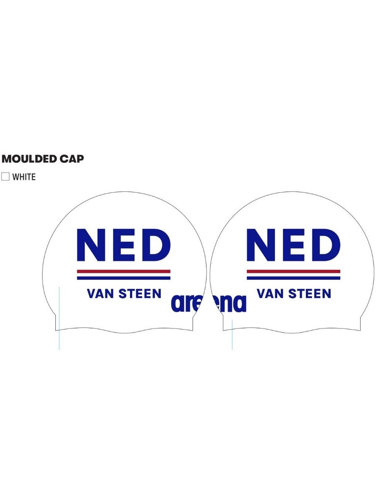 Arena Arena  Nederland Moulded badmuts met naam