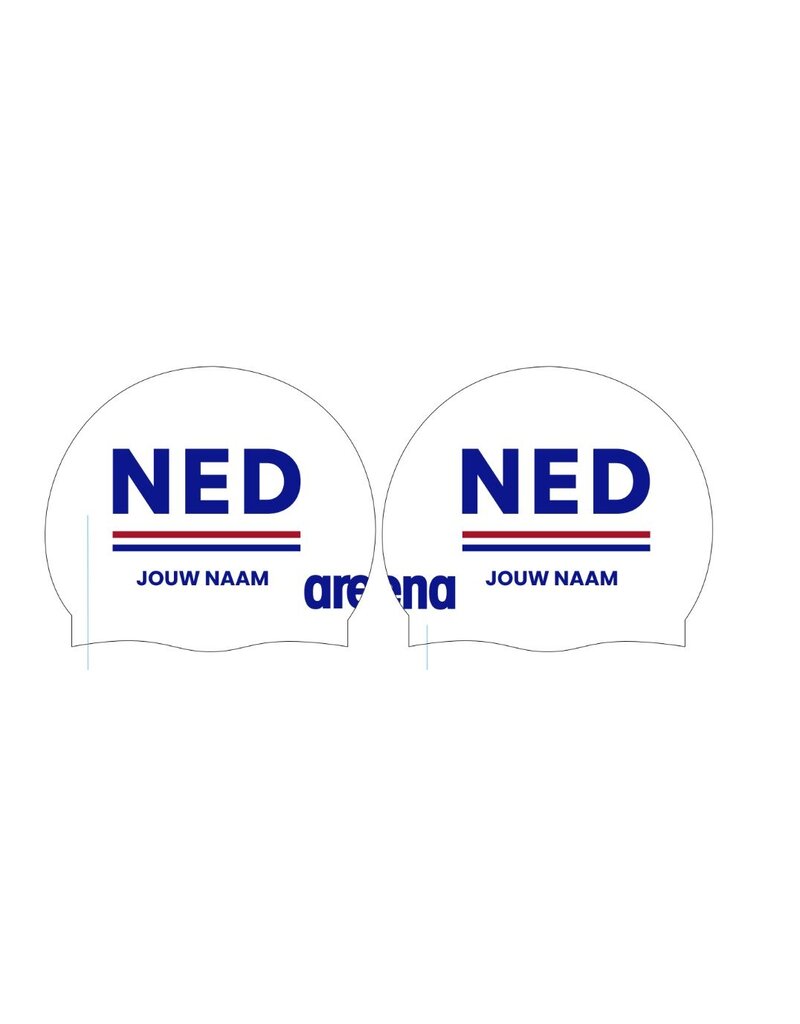 Arena Arena  Nederland Moulded badmuts met naam