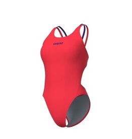 Arena Arena W Swimsuit Tech Multi Solid - bright coral-plum Arena Arena W Swimsuit Tech Multi Solid - bright coral-plum