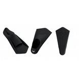 Arena Arena Powerfin Black/Silver - maat 41-42
