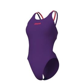 Arena Arena W Swimsuit Tech Multi Solid - plum Arena Arena W Swimsuit Tech Multi Solid - plum