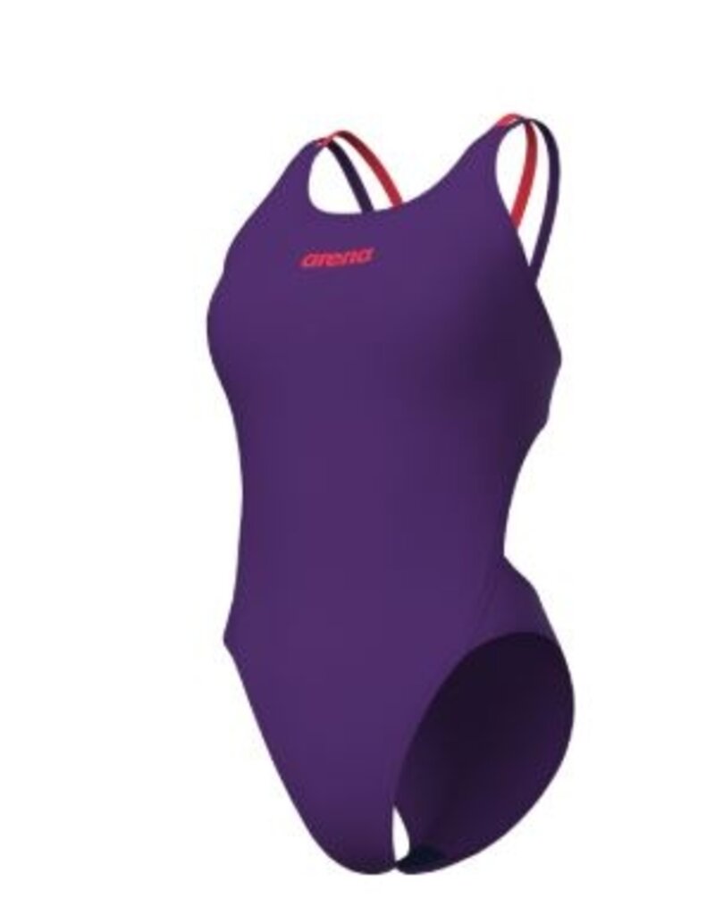 Arena Arena W Swimsuit Tech Multi Solid - plum