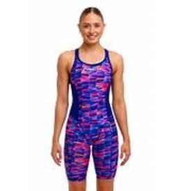 Funkita / Funky Trunks Funkita Future Dusk Fast Legs Legsuit - Warped Waves Funkita / Funky Trunks Funkita Future Dusk Fast Legs Legsuit - Warped Waves