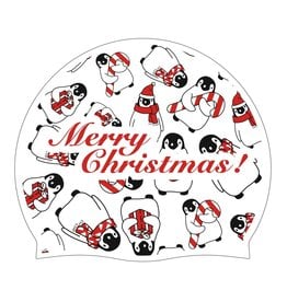 Overige merken Kerstbadmuts (wit) - Merry Christmas