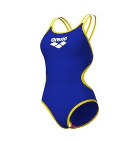 Arena Arena Double Cross Neon Blue Yellow