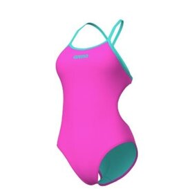 Arena Arena badpak met strik - Shocking Pink