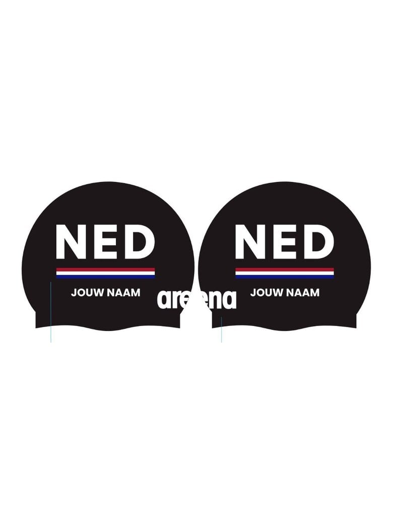 Arena Arena  Nederland Moulded badmuts met naam