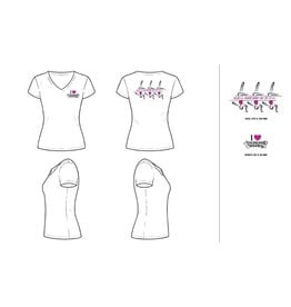 Arena Arena NJK Synchrobeat shirt - 2026 - wit-roze