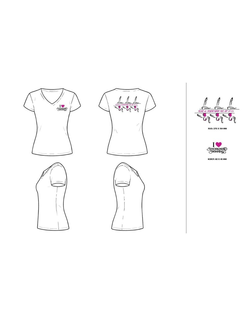 Arena Arena NJK Synchrobeat shirt - 2026 - wit-roze