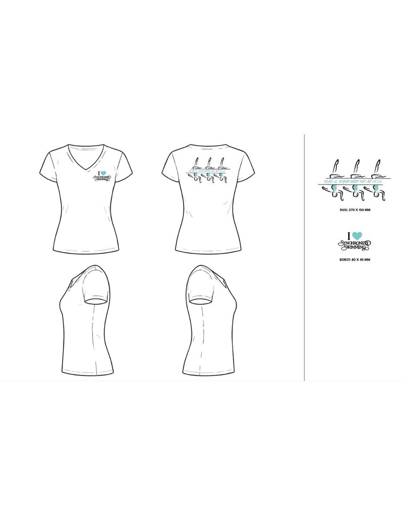 Arena Arena NJK Synchrobeat shirt - 2026- wit-turquoise