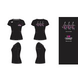 Arena Arena shirt - NJK Synchrobeat 2026 - zwart/roze