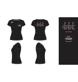 Arena Arena NJK Synchrobeat shirt - 2026 - zwart-roze