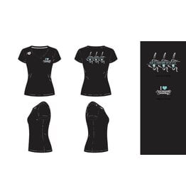 Arena Arena NJK Synchrobeat shirt - 2026 - zwart-turquoise