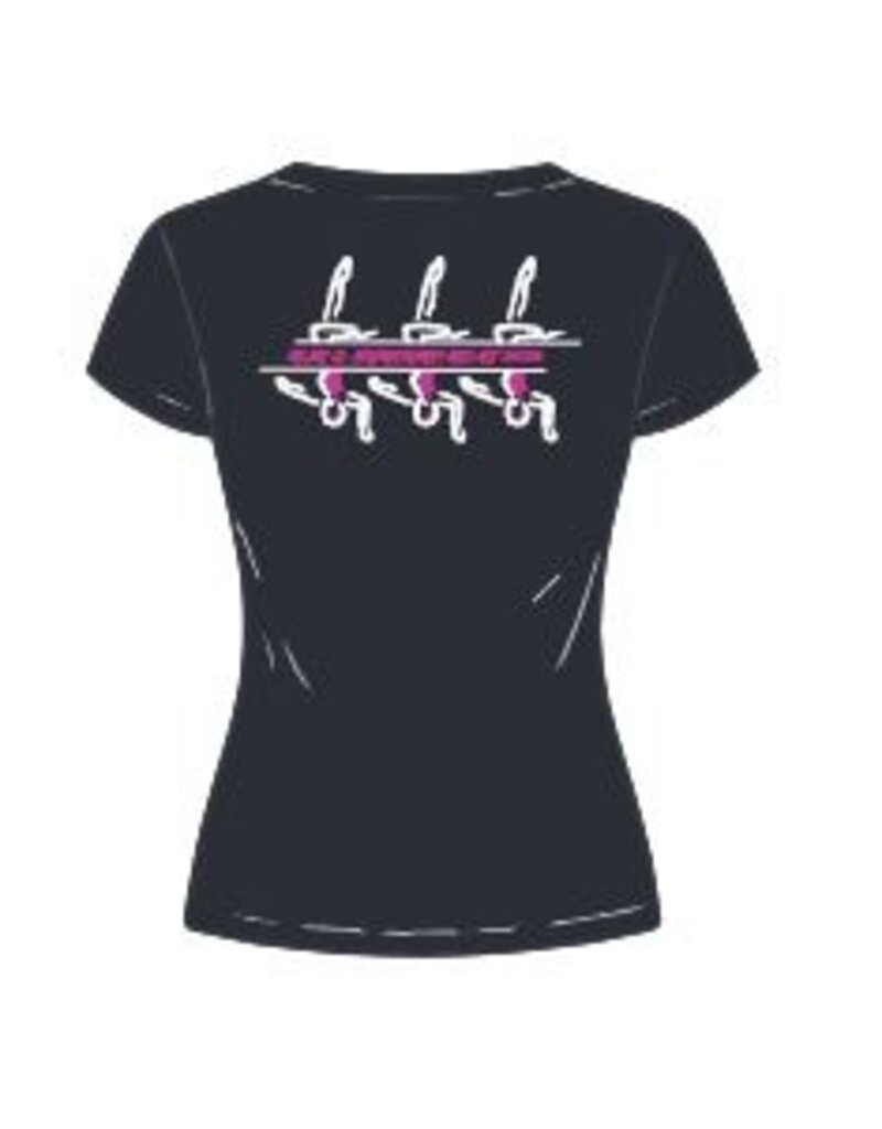 Arena Arena shirt - NJK Synchrobeat 2026 - zwart/roze