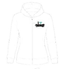 Arena Arena hoodie - NJK Synchroonzwemmen - wit/turquoise