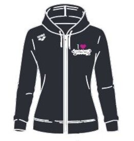Arena Arena  hoodie - NJK Synchroonzwemmen - zwart/roze