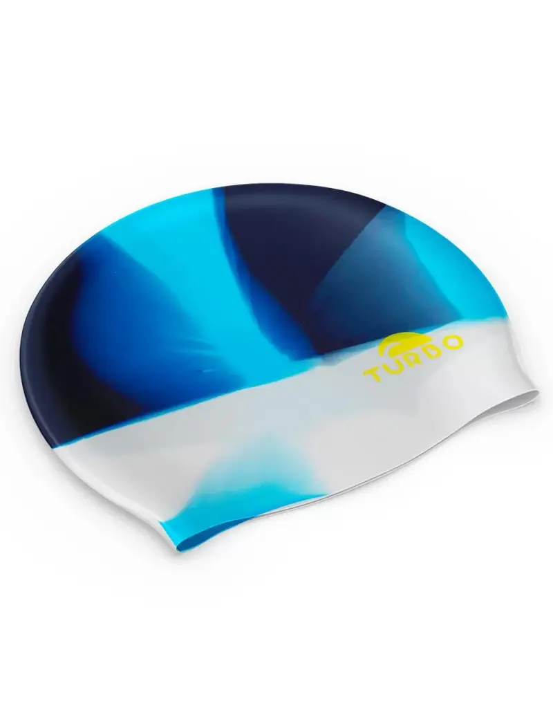 Overige merken Turbo badmuts - blauw gemeleerd