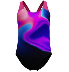Speedo Speedo Girls Printed Splashback Swimsuit