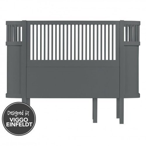 Sebra Sebra bed donkergrijs hout Sebra Sebra bed donkergrijs hout