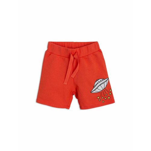 Mini Rodini UFO Sweatshorts red Mini Rodini UFO Sweatshorts red