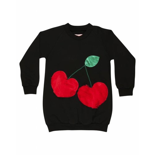 BANGBANG Copenhagen Cherry Heart jurk BANGBANG Copenhagen Cherry Heart jurk