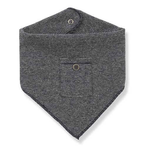 1+ in the Family Rita Baby Bib Blue/Grey 1+ in the Family Rita Baby Bib Blue/Grey